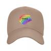 Fashion Rainbow LGBT Pride Baseball Cap Women Unisex Breathable Gay Lesbian Dad Hat Summer Hats Outdoor Snapback Caps
