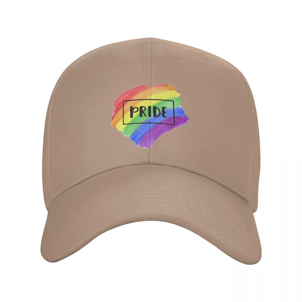 Fashion Rainbow LGBT Pride Baseball Cap Women Unisex Breathable Gay Lesbian Dad Hat Summer Hats Outdoor Snapback Caps