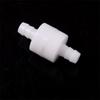 8Mm 1/4" White Plastic One Way Inline Check Valve For Fuel Diesel Gas Liquid Air