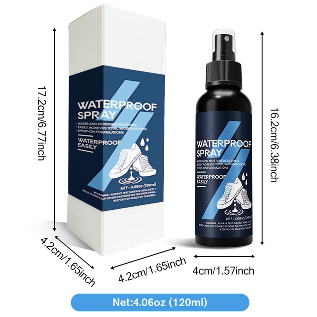 100/120ml Shoes Protector Spray Waterproof Spray For Shoes Long Lasting Nano Spray Rainproof Shoe Protector Spray for Sneakers