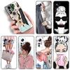 Чехол для телефона Girl Coffee Female для Xiaomi Mi A2 8 9 SE Note 10 10T 11 12 Lite 9T 11T 12S 12T Pro A3 6X 12X, мягкий черный чехол из ТПУ