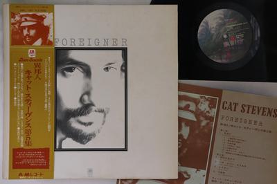 LP Пластинка CAT STEVENS - Foreigner (- Тисненый рукав) AML190 A&M 1973 Япония Оби Рок Б/У