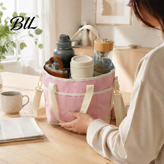 Collapsible Cup Carrier for Parties Beverage Drink Pouch with Adjustable Strap, Reusable Waterproof 4 Multi Group Orders Holder, Foldable Portable