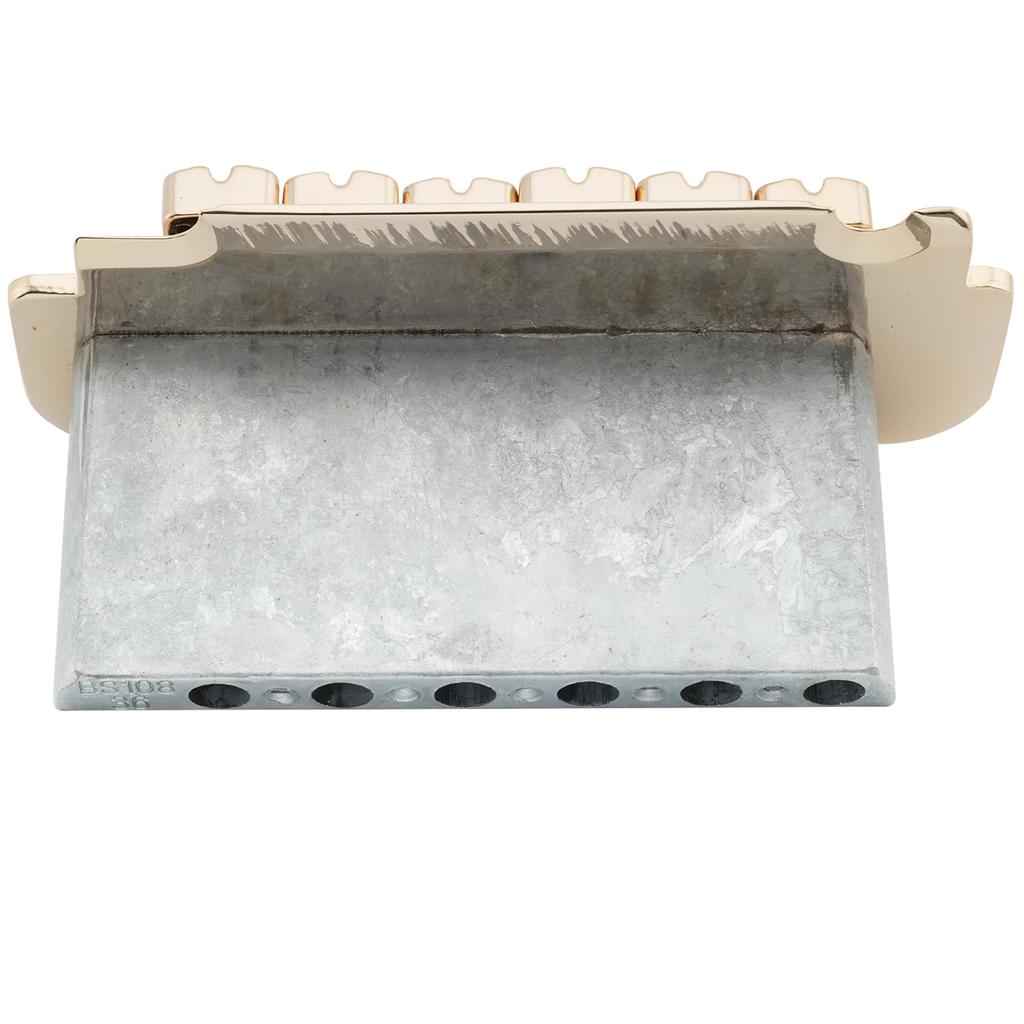 Musiclily Pro Roller Saddle Support Tremolo Unit Bridge для импортной Strat Electric Gold 10,8 мм 2-Point Guitar,