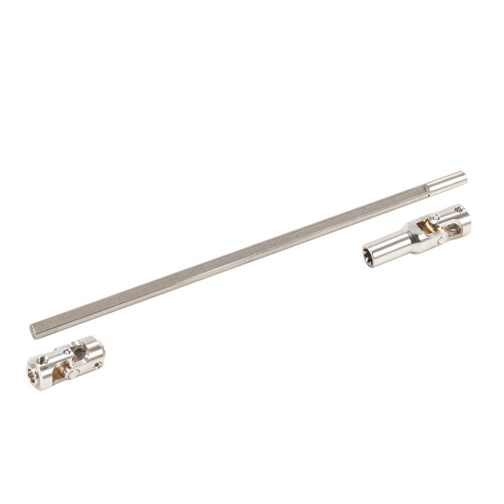 Stainless Steel Cut to Length Driveshaft 68-229mm for 1/10 RC Crawler LCG Rig Sportys Scalers GSPEED Capra SCX10 Pro Element DIY