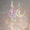 Crystal Suncatcher Wind Chimes Decoration Outdoor Garden Wind Music Rainbow SunCatcher Pendant Wall Hanging Ornament Home Decor
