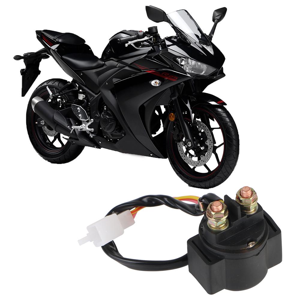 20W 1Pcs Solenoid CG125,GY6-125 Motorcycle Starter Relay 12V For Scooter ATV Karts 2 Pin 2 Wires For GY6 50cc 125cc 150cc