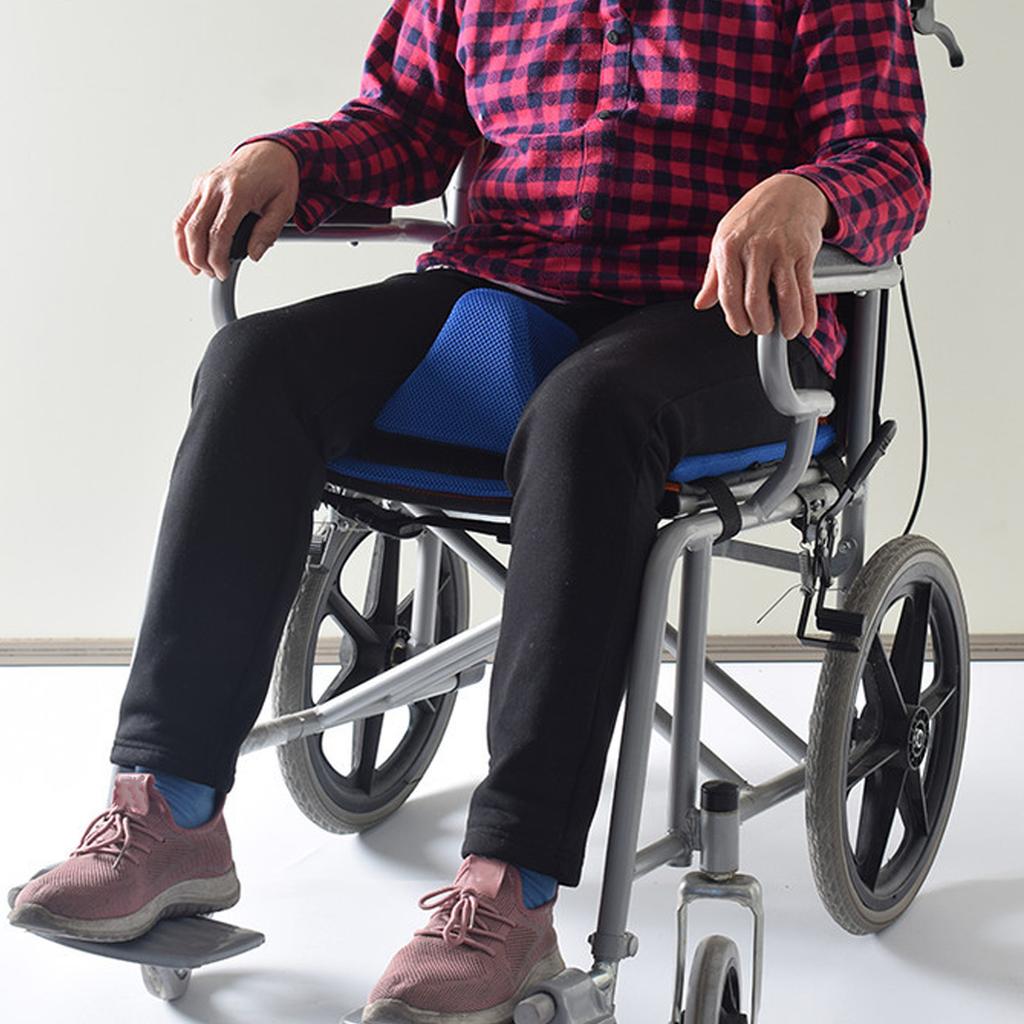 Подушка для инвалидной коляски, дышащая сетчатая губка, защита от пролежней, защита от давления, съемная моющаяся подушка для инвалидной коляски, ограничитель сиденья