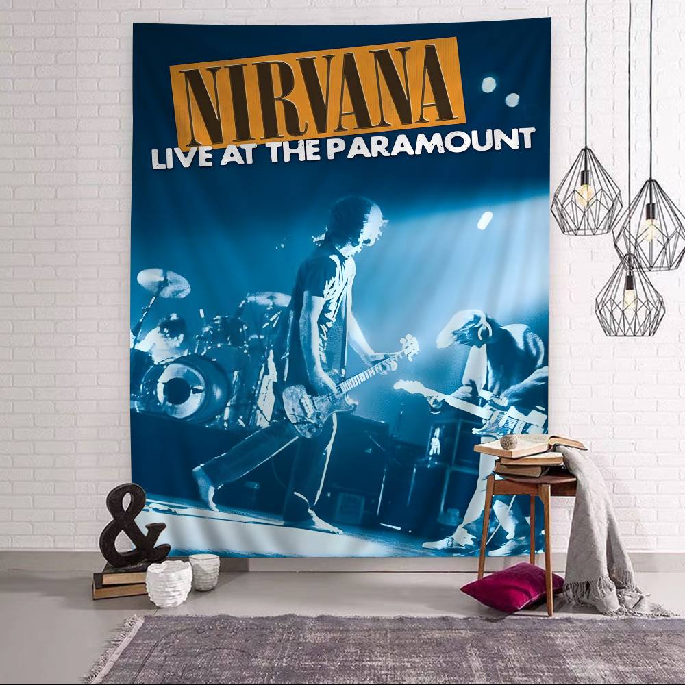 Группа Nirvana Чарт Журнала Гобелен Богемные Настенные Гобелены Мандала Настенное Искусство Декор