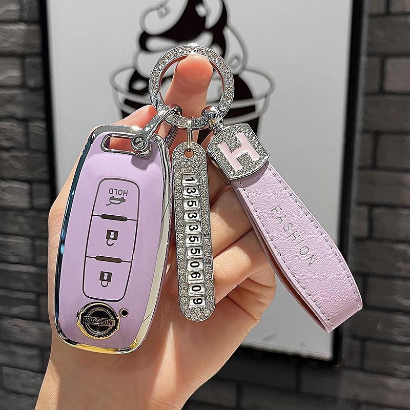 Специальный чехол для ключей Nissan Teana2023Новый высококачественный защитный чехол для пряжки сумки