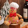 Christmas Decoration Doll Pendant Ornaments Cotton Stuffed Christmas Tree Plush Pendant Gingerbread Man Home Decoration