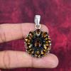 Smoky Topaz Jewelry, Handmade Gemstone Pendant, 925 Solid Sterling Silver Pendant Antique Jewelry, For Engagement Gift