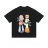 Japanese Harajuku Y2k Women's Cropped Grunge Clothing 2000s Tops Emo T Shirt for Women Goth Graphic Tees  Female Clothing