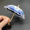 Ceramic Umbrella Tea Strainer Chinese Style Tea Filter Exquisite Tabletop Decoration  Office