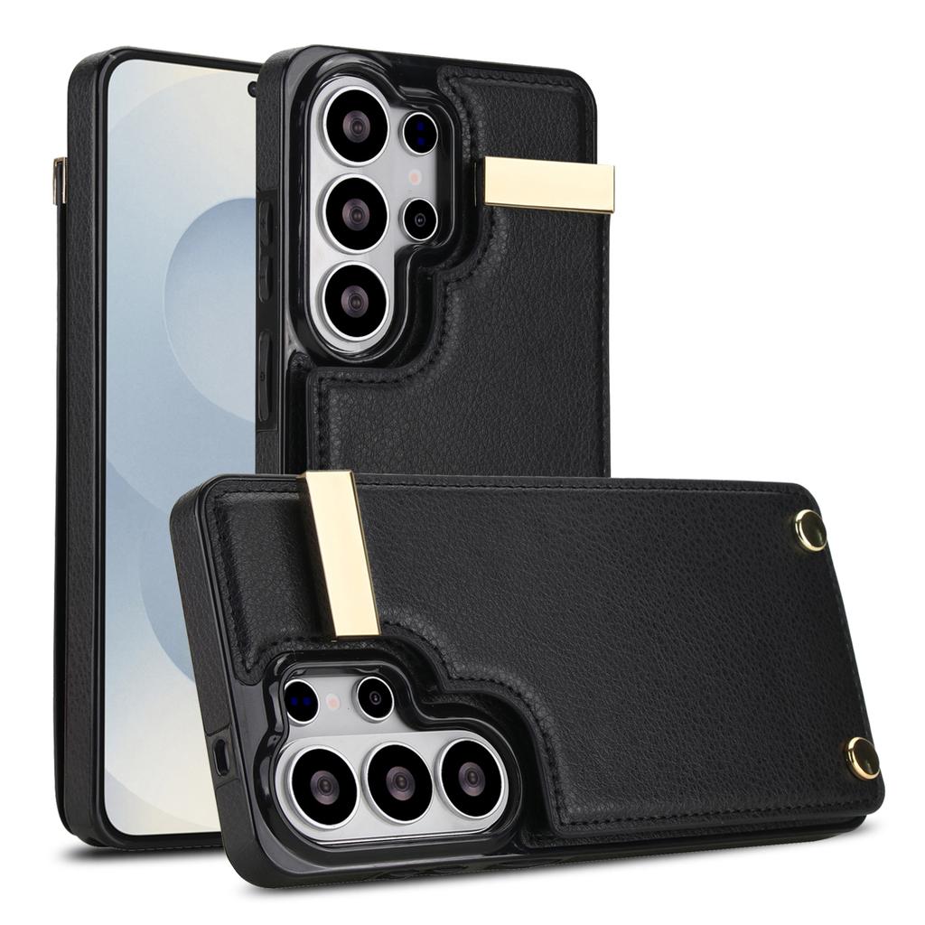 Роскошный кожаный чехол-кошелек для Samsung Galaxy S23 S24 S25 S26 Ultra Plus A56 A55 A15 A54 Держатель для карт Чехол для телефона Защитный чехол