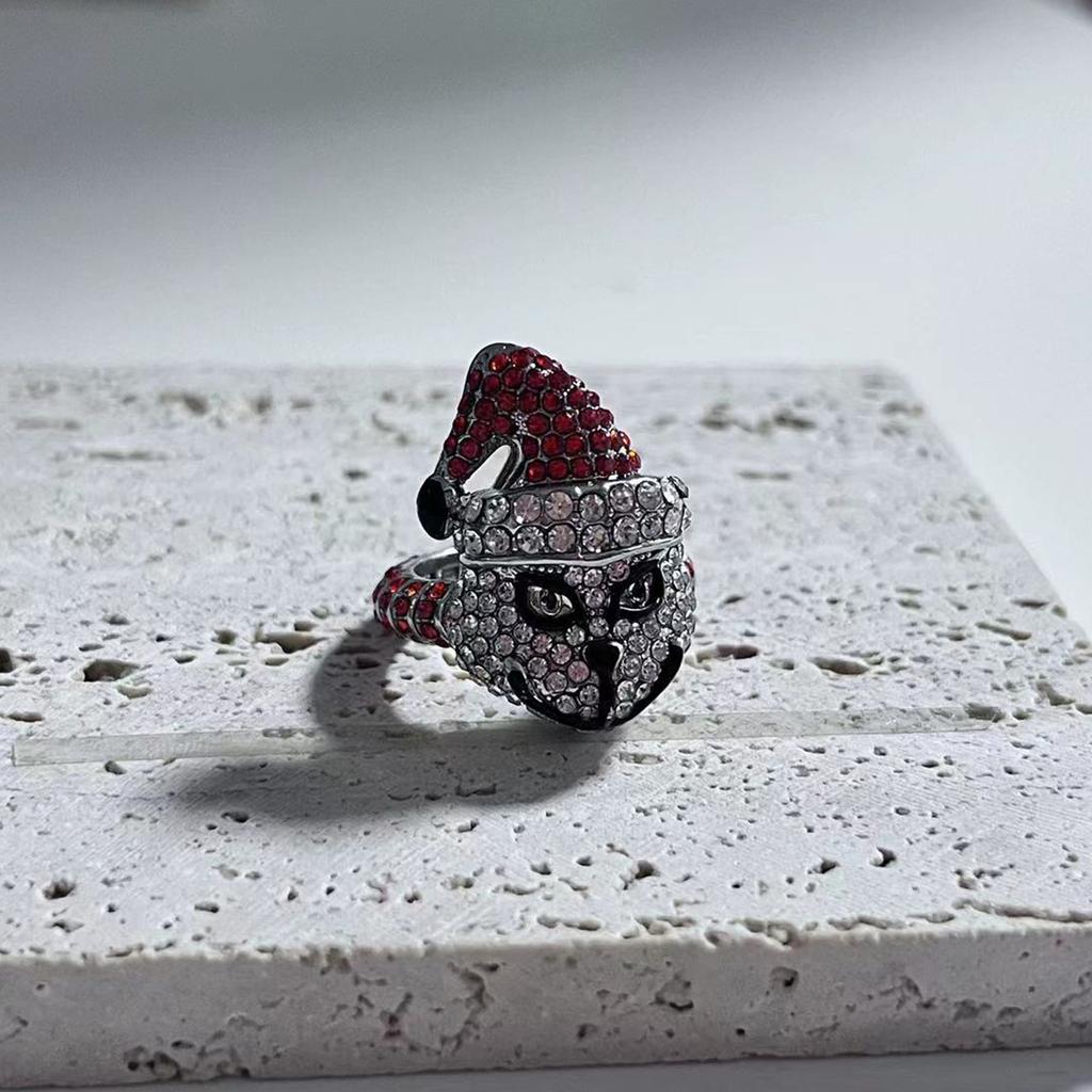 Рождественские бриллиантовые кольца, кольца на годовщину свадьбы, помолвочные кольца для женщин и мужчин, рождественские украшения, подарки