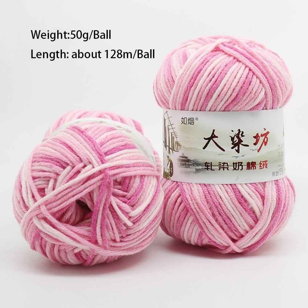 Sewing Yarn Ball Milk Cotton DIY Hand Knitting Novel Functional Crochet Yarn