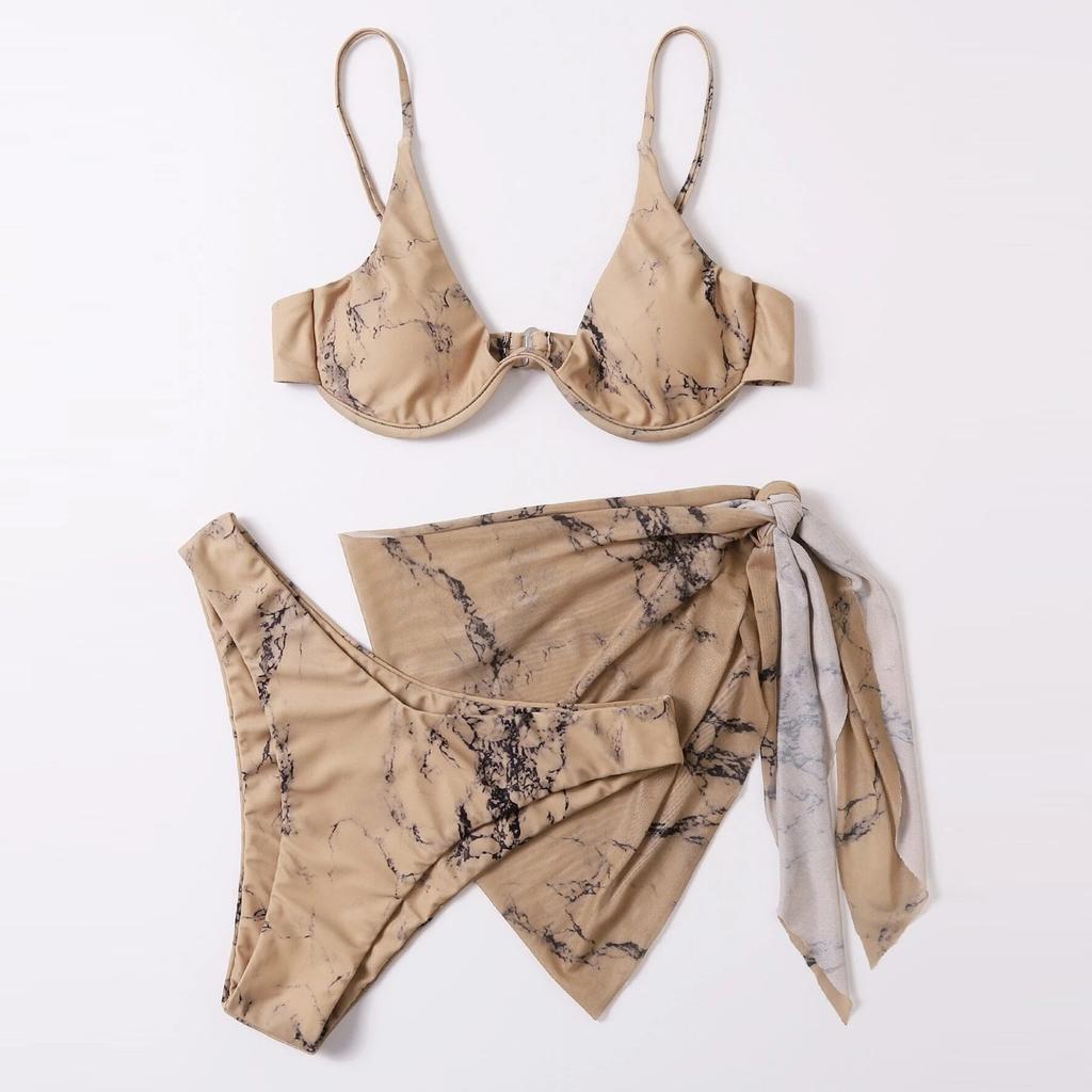 Женская мода сплошной цвет сексуальный полый купальник бикини с открытой спиной разделенный купальник