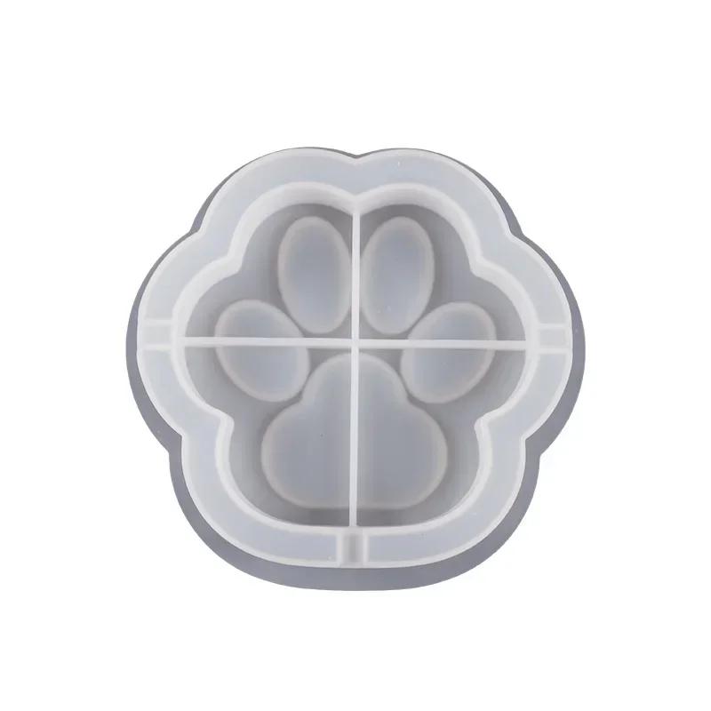 Милая креативная форма кошачьего когтя пепельница силиконовая эпоксидная смола сигара бетон кристалл литье гипс гипсовая стойка форма для хранения