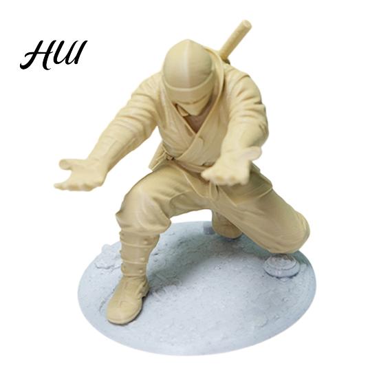 Pen Holder Gift for Boys Ninja Desk Kneeling Samurai Pencil Desktop Organizer 3D Printed Students Office Workers Accessory