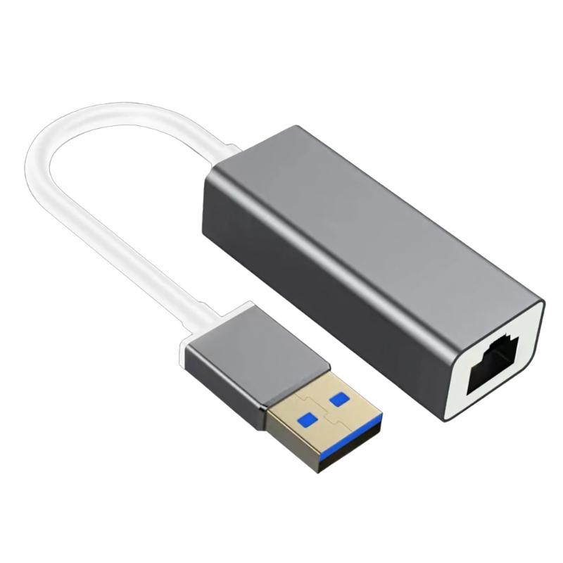 Алюминиевый корпус USB 3.0 Type C на RJ45 Ethernet Конвертеры 100 Мбит/с Gigabit Сетевой адаптер Подключи и работай