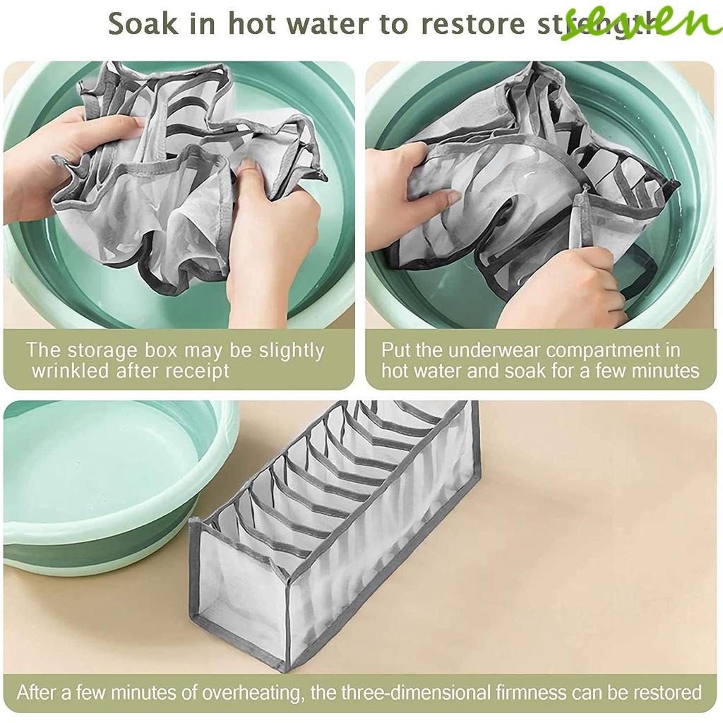 Складной ящик для хранения нижнего белья с разделительной перегородкой
