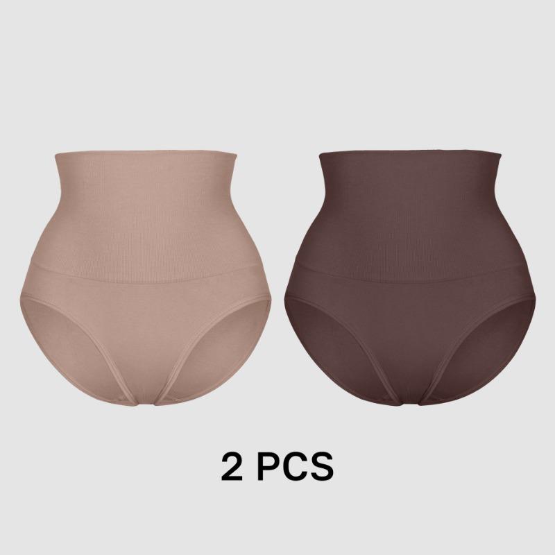 Женские бесшовные корректирующие трусы с высокой талией для контроля живота и подтяжки ягодиц