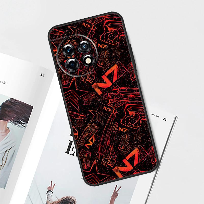 Чехол Mass Effect N7 для OnePlus Nord CE 5 3 4 Lite N20 N30 OnePlus 15 13 12 11 9 10 Pro 13T 13R 10T