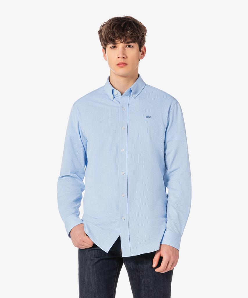 LACOSTE Men'S Jersey Striped Shirt Ch542E-56G Aey
