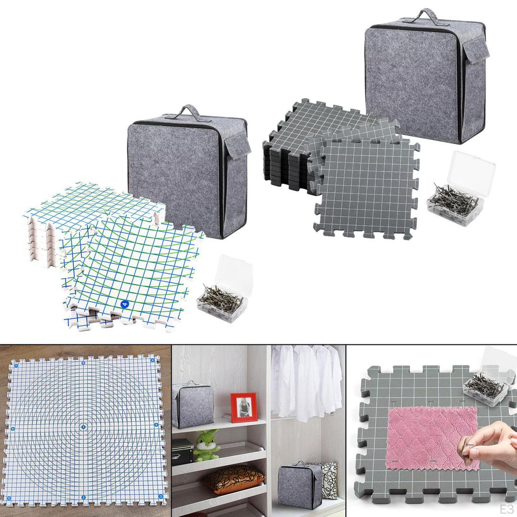 Блокирующие коврики для доски для вязания очень толстые, поделки с сетками с Т-образными булавками