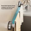 Wall Mounted Suction Cup Towel Pole Single-rod Shoe Storage Shelf Bathroom Towel Rack  Home