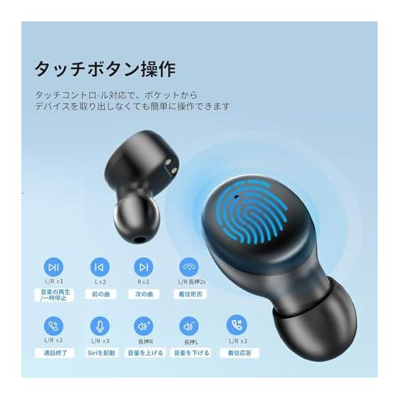 Беспроводные Bluetooth-наушники, регулировка громкости [оснащены новейшей технологией EDR 2025 года + Bluetooth 5.4]. Совместимы с iPhone/Android/Pad.