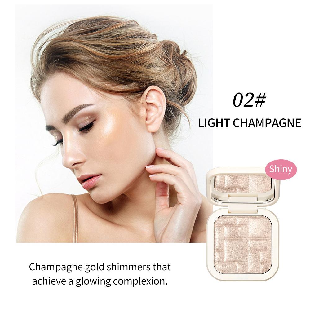 QIBEST Highlighting Powder Contouring Mashed Potatoes Natural Nude Makeup Glitter Brightening