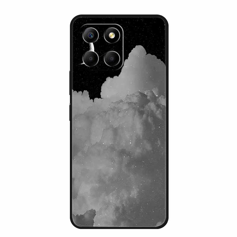 Чехол для Honor X6a Животные ТПУ Силикон Мягкая Задняя Крышка Телефона для Huawei Honor X6a HonorX6A 2023 Защитный Волк Черный Крутой Чехол