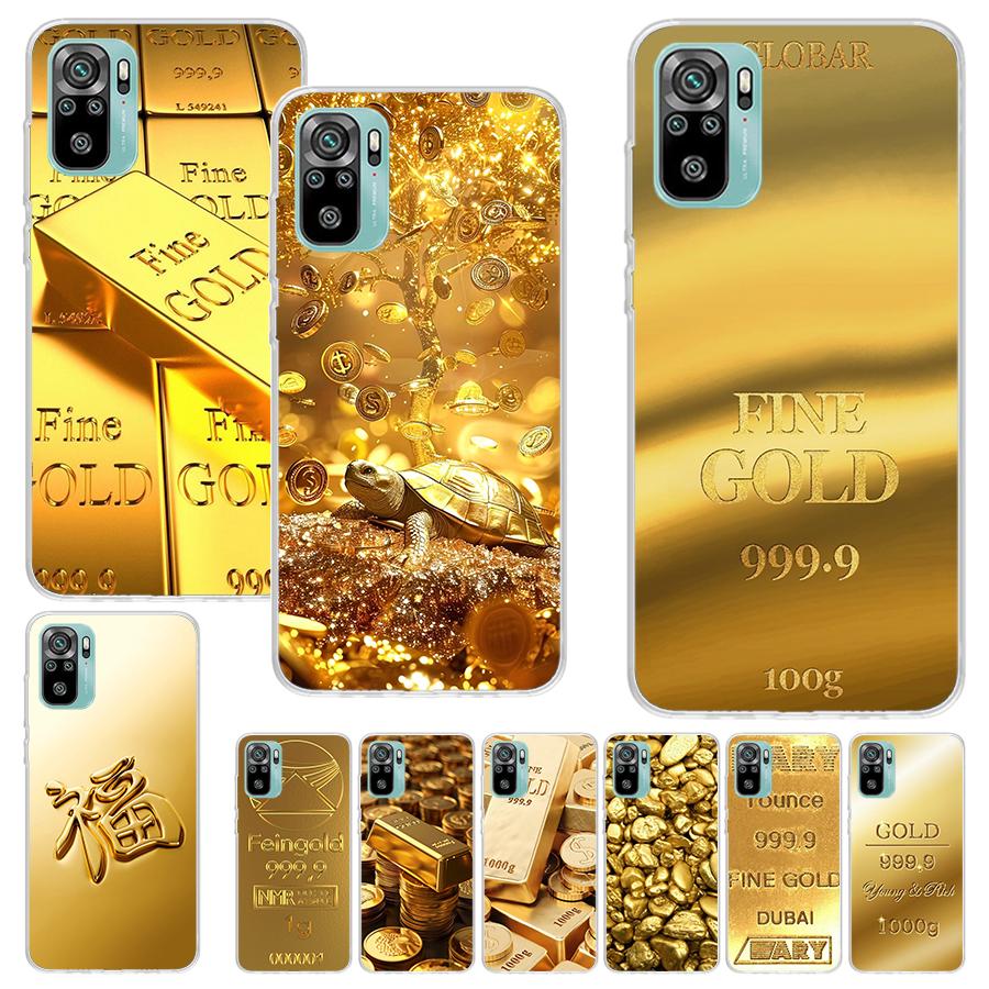 Fine Gold Pattern Printing Print Soft Case for Xiaomi Redmi Note 14 13 12S 11S Phone Shell 10 Pro Plus 11E 11T 12 11 10S 5G Cove