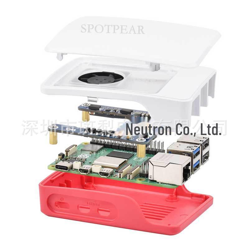 Raspberry Pi 5 Slim PoE HAT с Ethernet RJ45 и расширением питания 5В/5А для CM5
