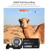 1080P Full HD 16X Digital Zoom Recording Video Camera Portable Camcorder with 3.0 Inch Rotatable LCD Screen Remote