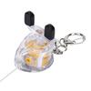 EZBUYGO Retractable Fishing Keychain with Steel Wire, 5.5 x 5 cm