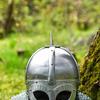 Viking Helmet with Warrior Chainmail Helmet, Medieval Armor Replica, LARP Reenactment,