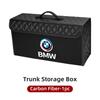 2025 Hot Car Trunk Storage Bag Leather Camping Box Collapsible Auto Emblem Organizer Accessories For BMW M Performance M5 E36 E6