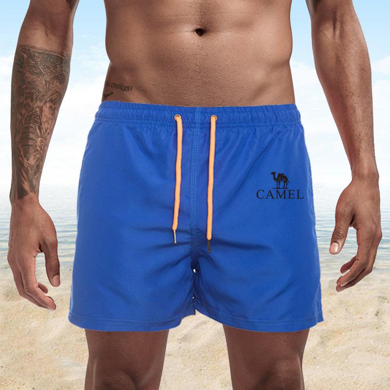 Summer Men's Swimwear Shorts Embroidery Brand Beachwear Sexy Swim Trunks Men Swimsuit Low Waist Breathable Beach Wear Surf Shorts