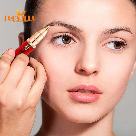 Женская бритва 3 в 1, аккумуляторная, безболезненное лезвие из нержавеющей стали, электрический триммер для бровей, носа, ног, подмышек, бикини, эпилятор для всего тела, бритва для лица