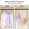 Space Saving Double Sided Hanger Metal Hat Rack Durable V Shaped Hanger  for Wardrobe