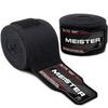Бинты для рук Meister Elite Premium Adult для бокса MMA Black 180" (457см) & (Пара) -