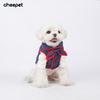Pet Autumn and Winter Clothes Doll Collar Denim Cotton Clothes Schnauzer Is Sweeter Than a Bear Korean Warm Sleeveless Vest