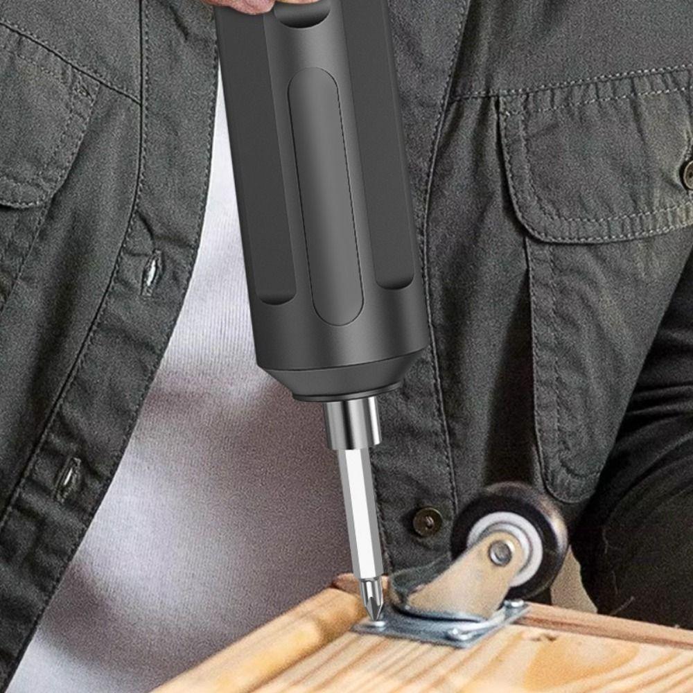 Аккумуляторная беспроводная электрическая отвертка с USB-зарядкой, литиевая батарея, легкая, электрическая дрель-шуруповерт, прецизионная электрическая отвертка
