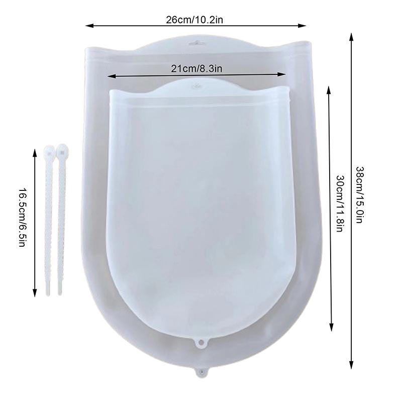 Силиконовый мешок для замешивания теста с лентой, мешок для муки, универсальный миксер для теста для хлеба, выпечки, пиццы, приготовления теста, кухонные инструменты