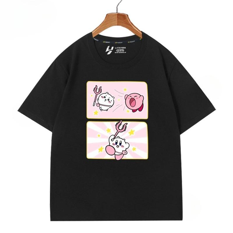 Chiikawa Simple Cartoon Character Graphic TShirt Unisex Couple Casual Summer ShortSleeve Oversized Streetwear Daily Top