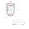 Motorcycle Rear Leather Passenger Pad Seat Black Cushion Pillion For Honda Rebel CMX300 CMX500 2017-2023 Motocross Accessories