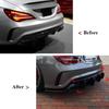 Для Mercedes Benz CLA Class W117 C117 CLA45 AMG 2016-2019 Автомобильный Задний Бампер Губа Диффузор Нижний Спойлер Сплиттер Автомобили Тюнинг
